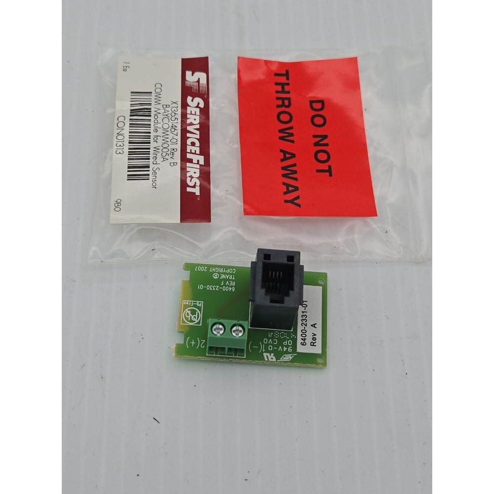 Fits Trane CON01313, 6400-2331-01,‎ Connector, Communication Module